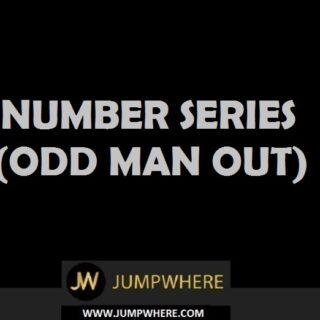 Number Series ( Odd Man out)