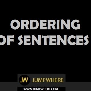 Ordering of sentences