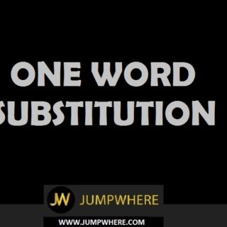 One Word Substitution