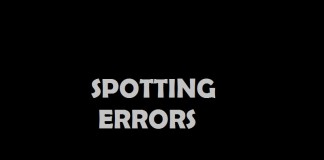 Spotting Errors