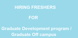 Graduate Development program / Graduate Off campus