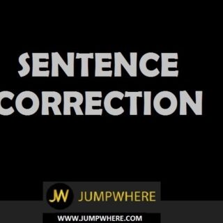 sentence correction