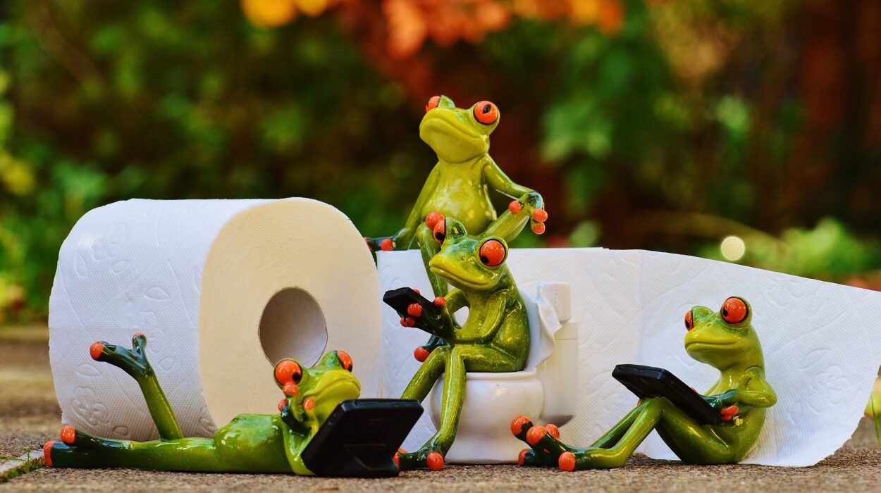 lack of sleep office restroom mobile chit chat