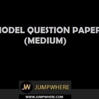 Aptitude Model Question Paper (Medium– Level)