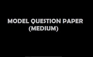 Aptitude Model Question Paper (Medium– Level)