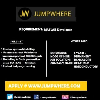 matlab developer at graphene semiconductors