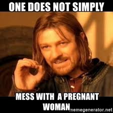 how to enjoy Pregnancy and Postpartum meme messy