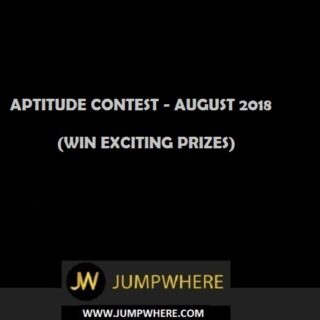 aptitude contest august 2018