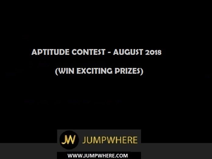 aptitude contest august 2018