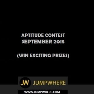 Aptitude Contest - SEPTEMBER 2018