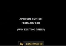 jumpwhere Aptitude Contest - February 2019
