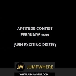 jumpwhere Aptitude Contest - February 2019