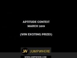 Aptitude Contest - March 2019