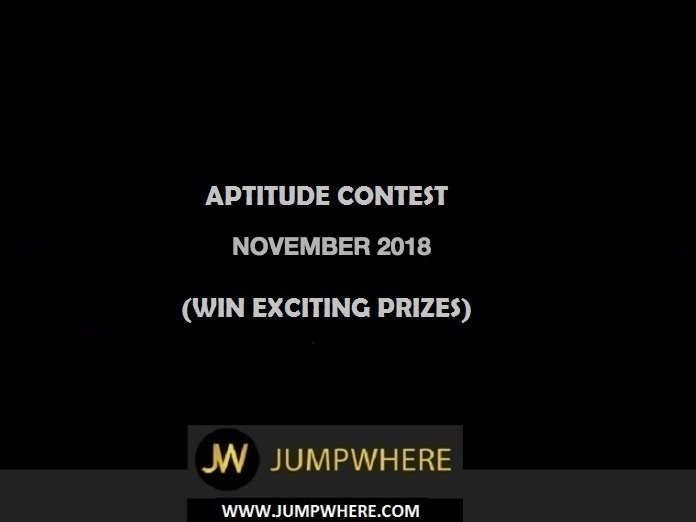 jumpwhere november aptitude 2018