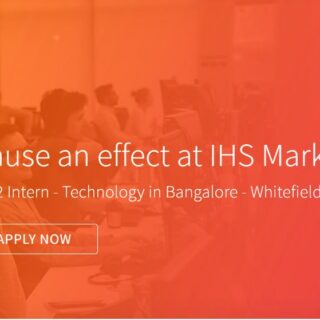 Software Developer Internships Openings at ISH Markit