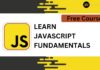 Free Udemy Course - Learn JavaScript Fundamentals from Scratch