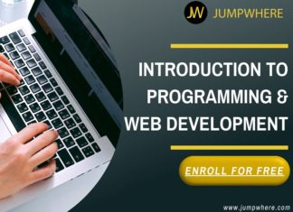 JUMPWHERE - introduction to programming and web development course